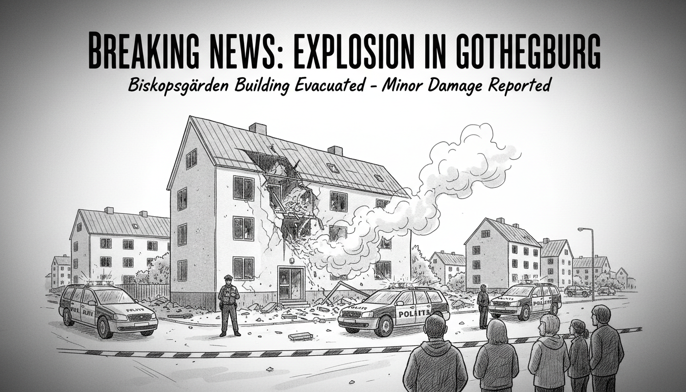 Explosion Reported in Gothenburg Building