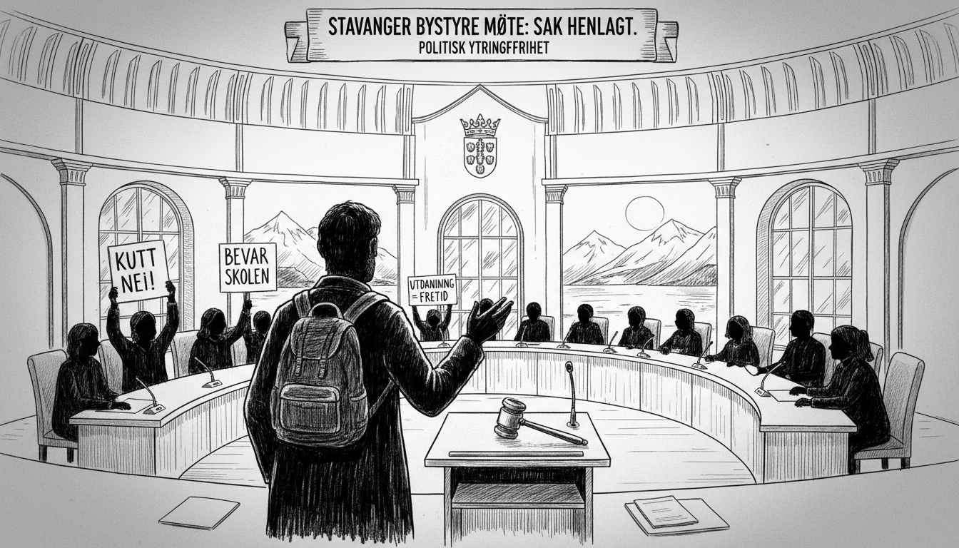 Stavanger City Council Meeting Disruption Case Dismissed