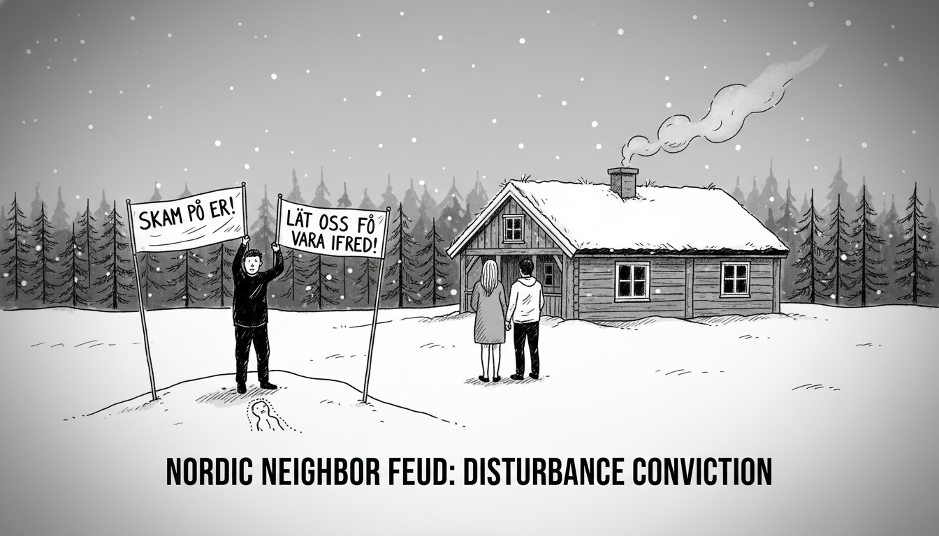Neighbor Dispute in Northern Sweden Leads to Disturbance Conviction