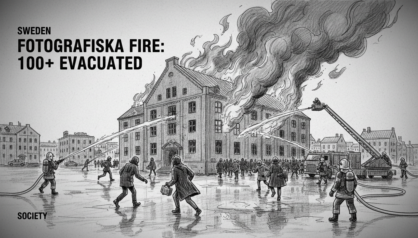 Sweden Fotografiska Fire: 100+ Evacuated