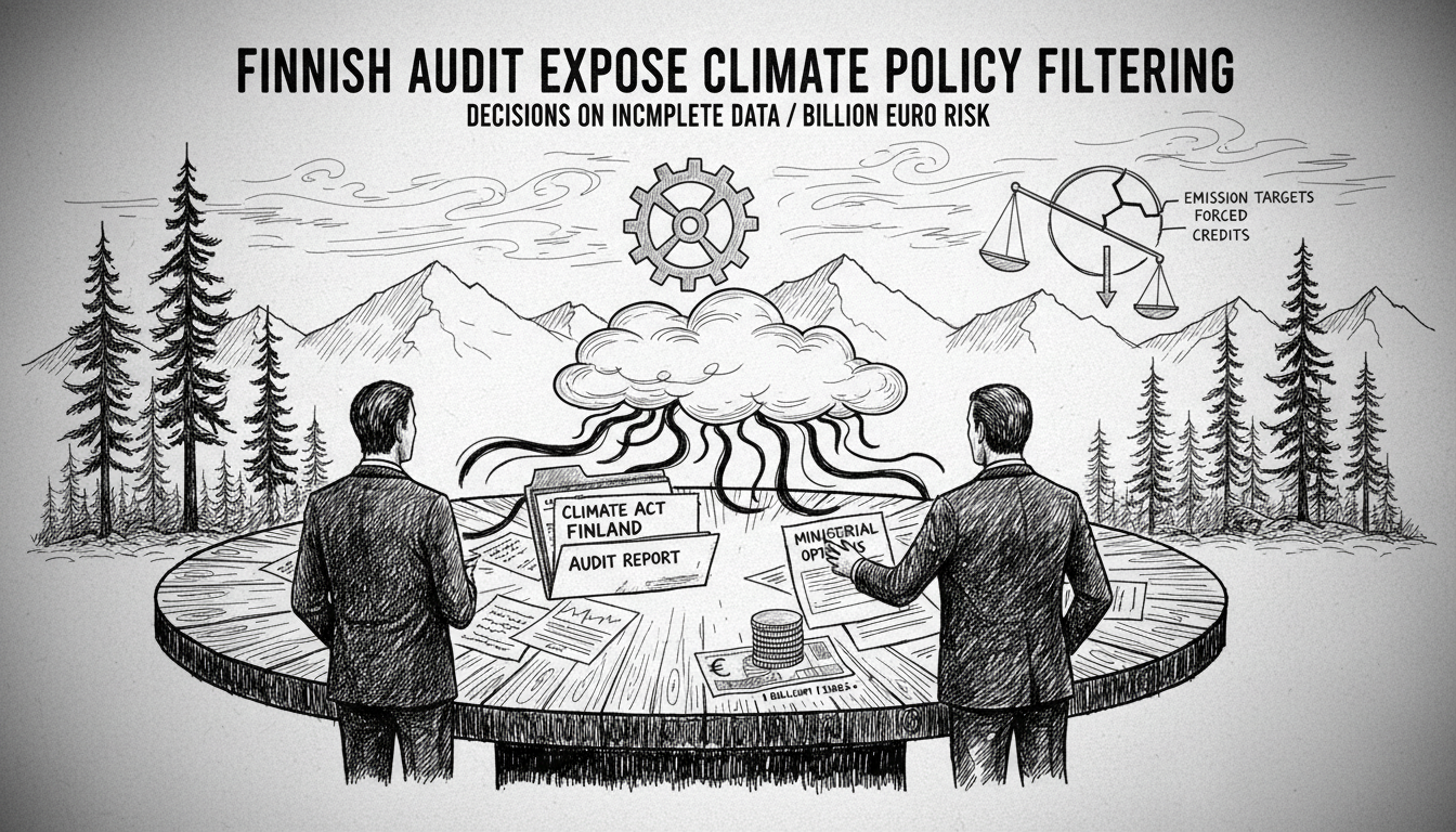 Finnish Audit Office Exposes Political Filtering of Climate Policy Options