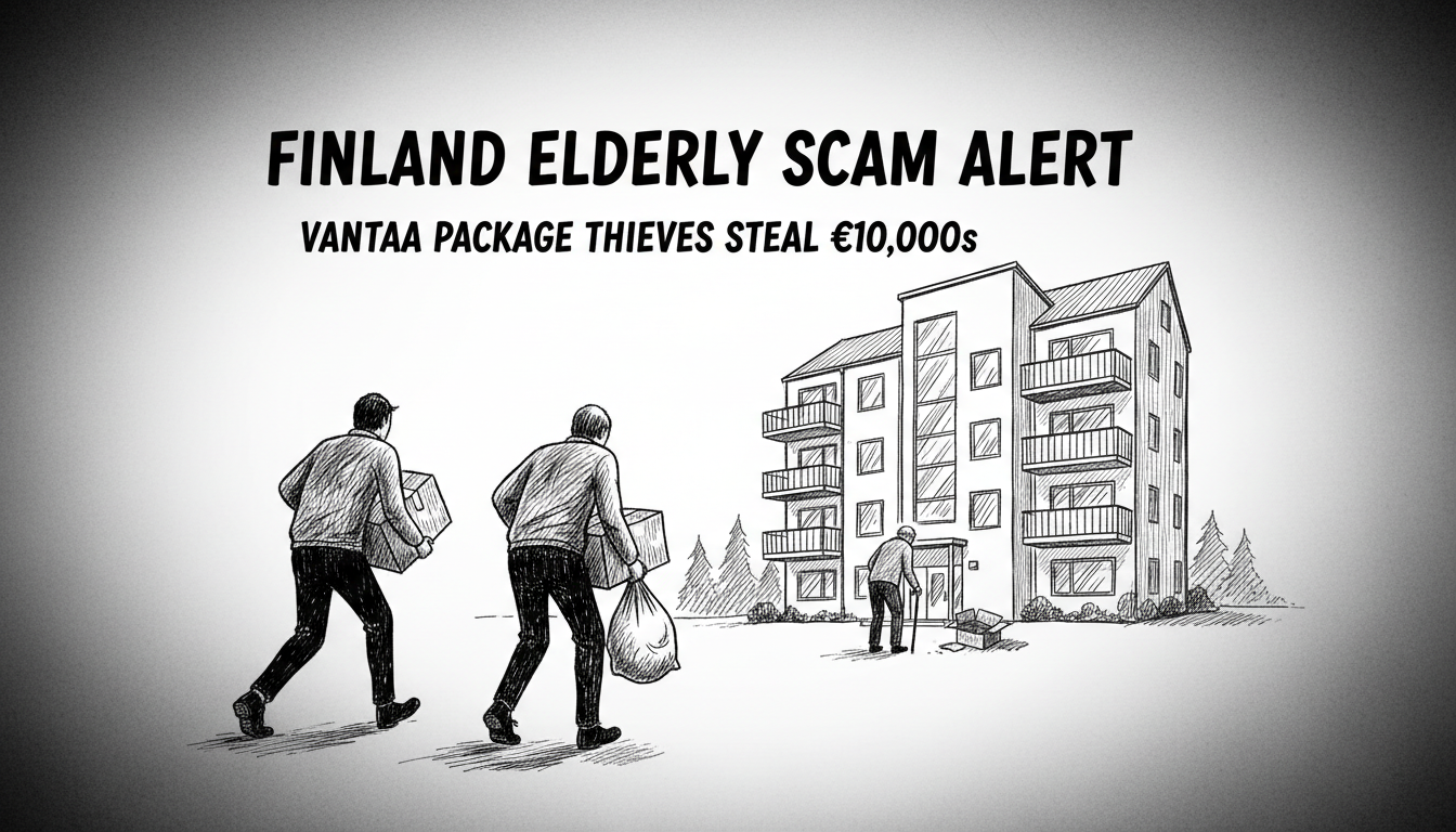 Finland Elderly Scam Alert: Vantaa Package Thieves Steal €10,000s