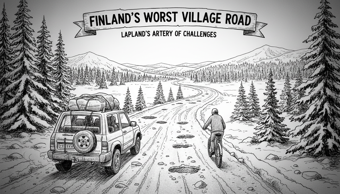 Finland's Worst Village Road Selected in National Competition
