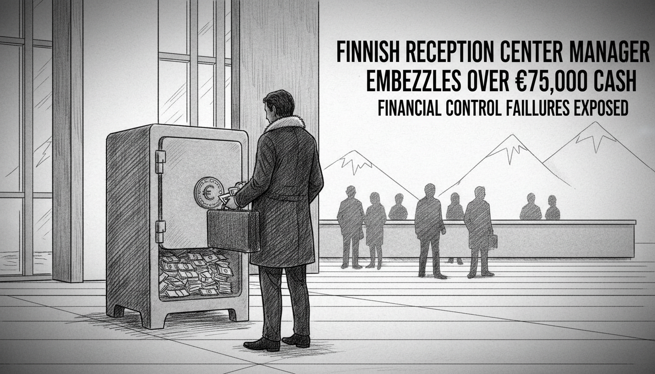 Finnish Reception Center Manager Embezzles Over €75,000 in Cash