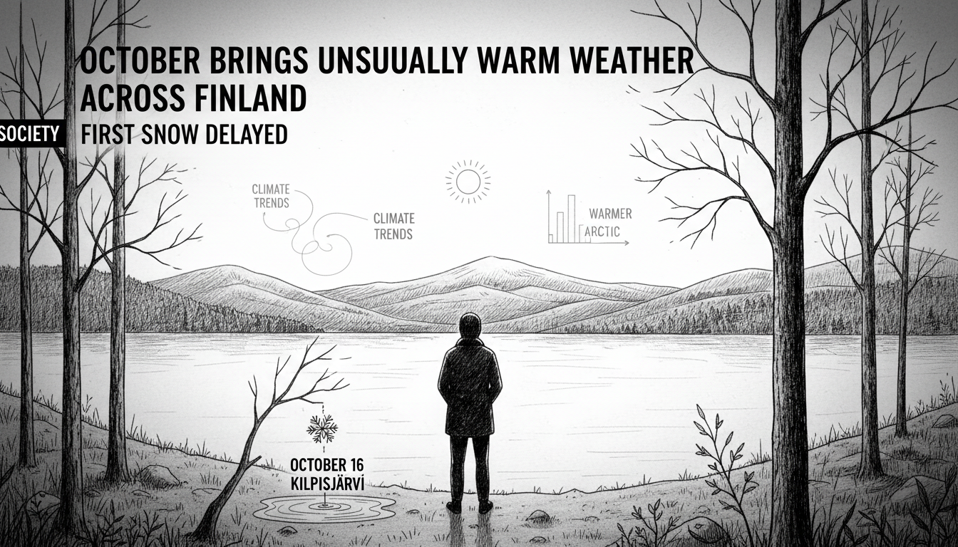 October Brings Unusually Warm Weather Across Finland