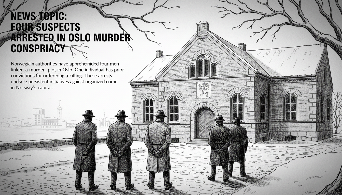 Four Suspects Arrested in Oslo Murder Conspiracy Case