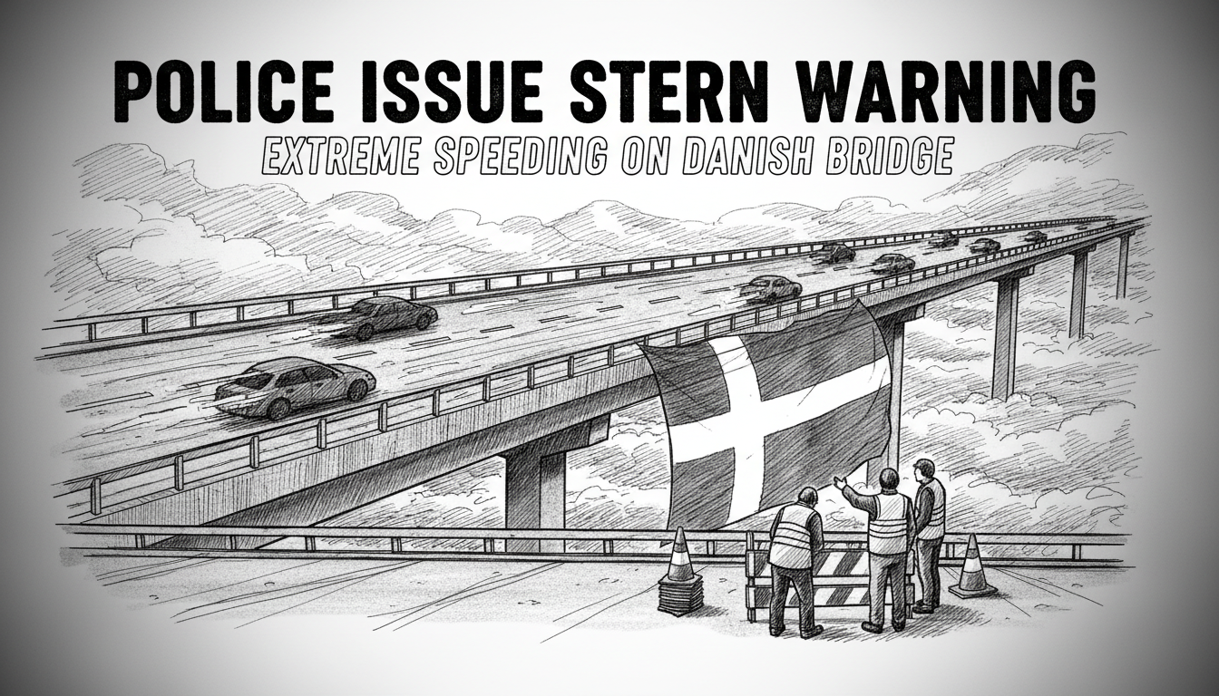 Police Issue Stern Warning After Extreme Speeding Violations on Danish Bridge