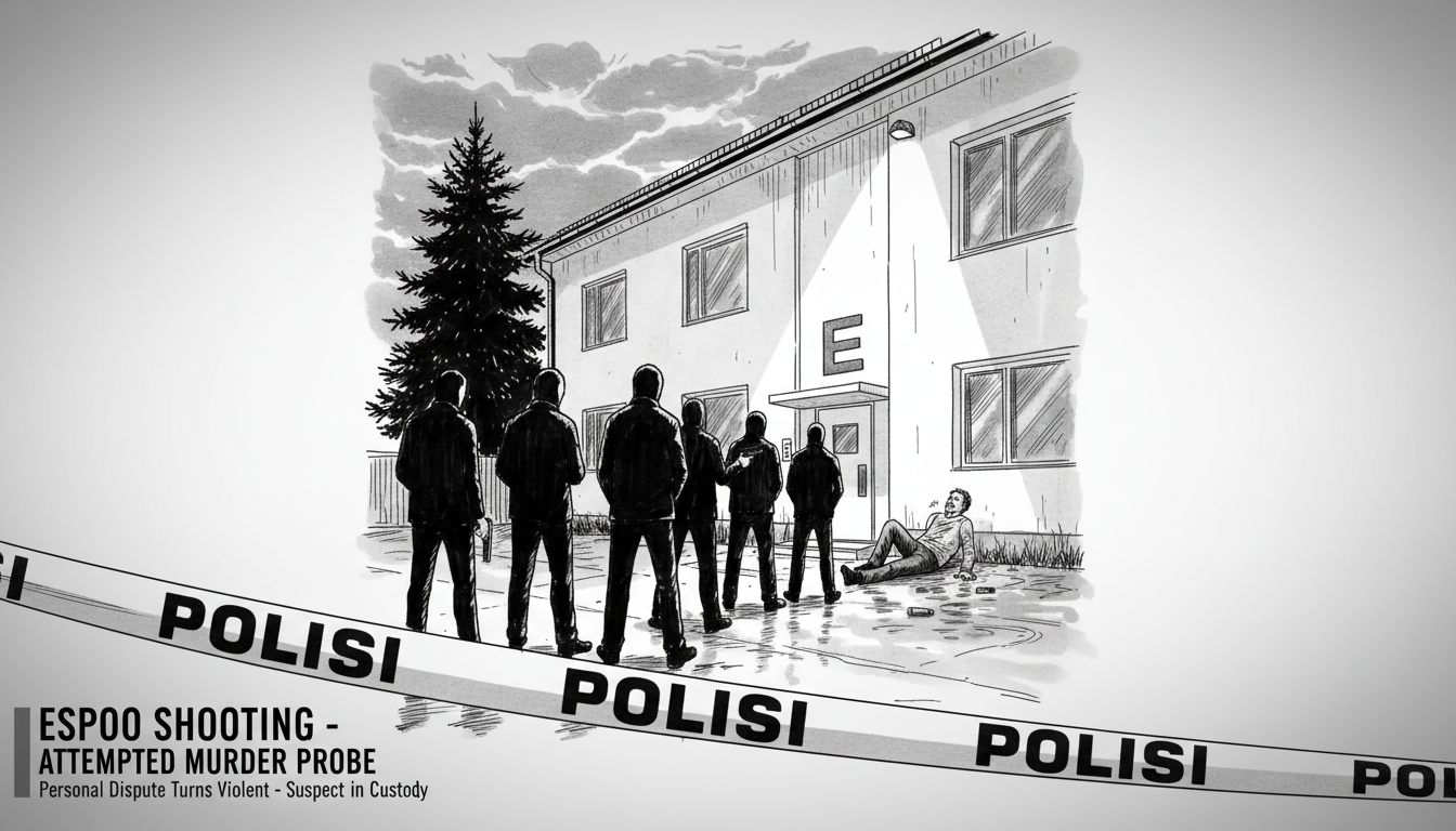 Shooting in Espoo Leads to Attempted Murder Investigation