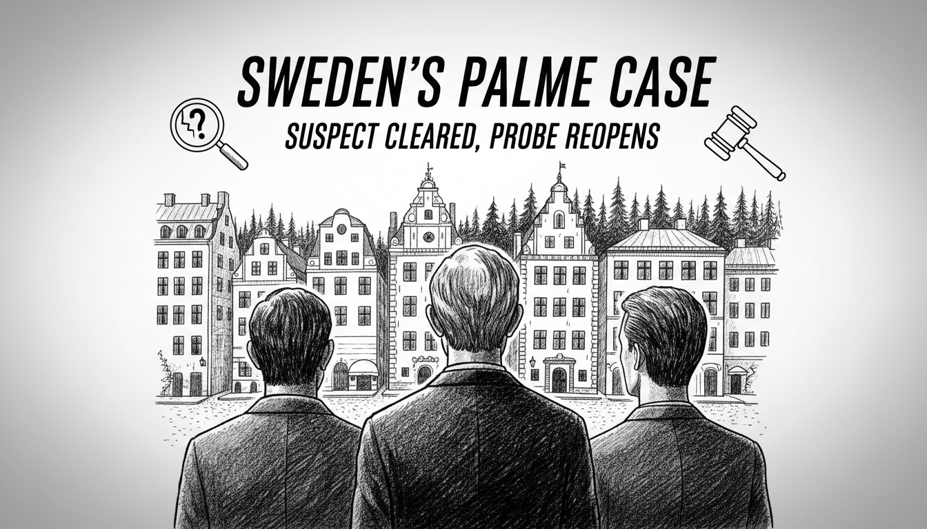 Sweden's Palme Case: Suspect Cleared, Probe Reopens