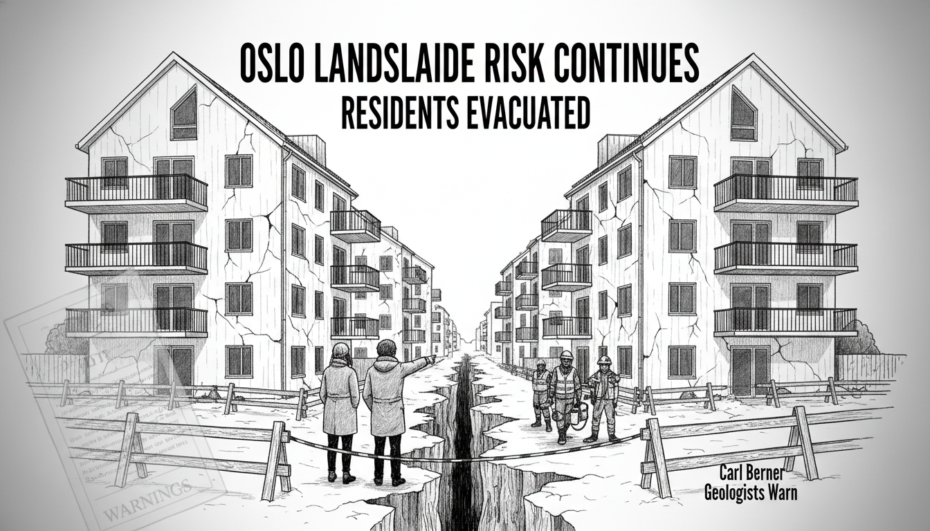 Oslo Landslide Risk Continues as Residents Remain Evacuated