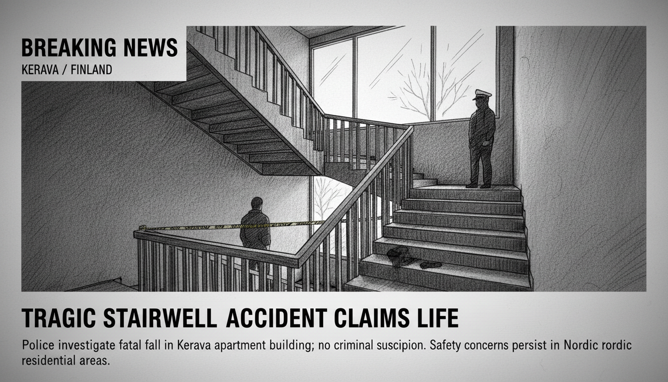 Person Dies in Stairwell Accident at Kerava Apartment Building