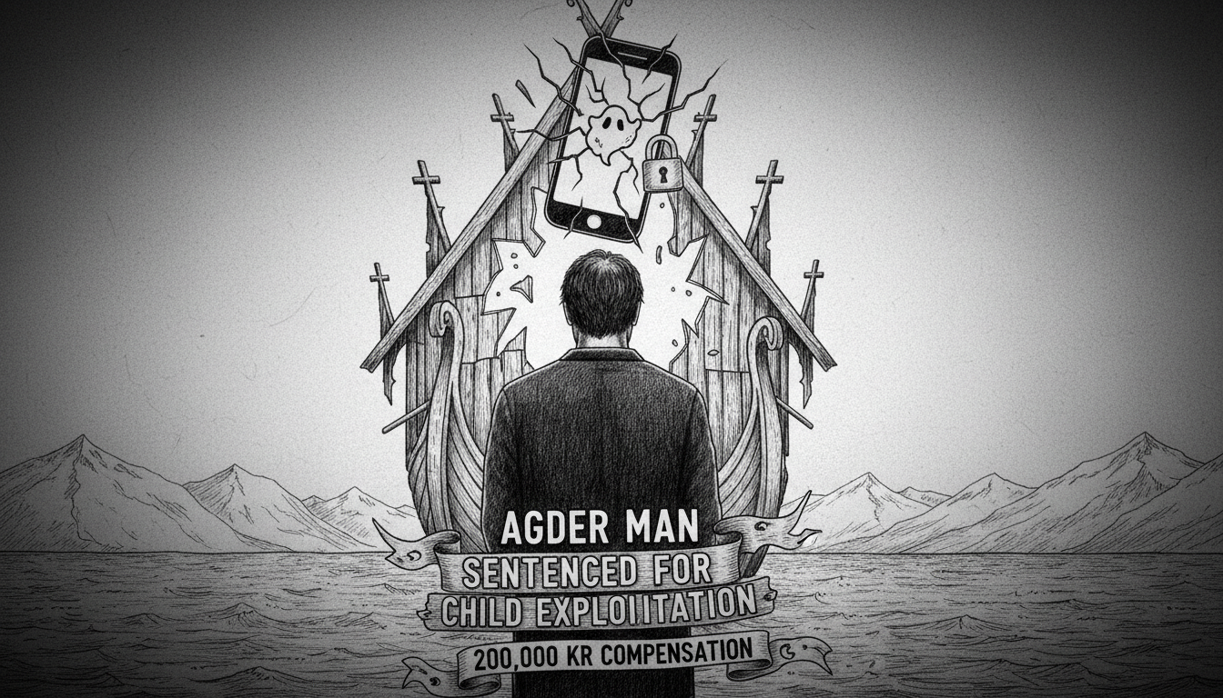 Agder Man Sentenced for Child Rape and Snapchat Exploitation