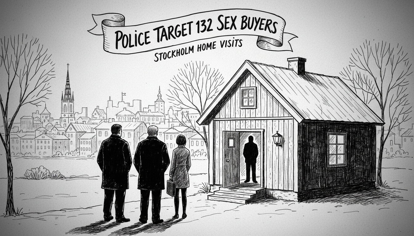 Police Target 132 Sex Buyers in Stockholm Home Visits