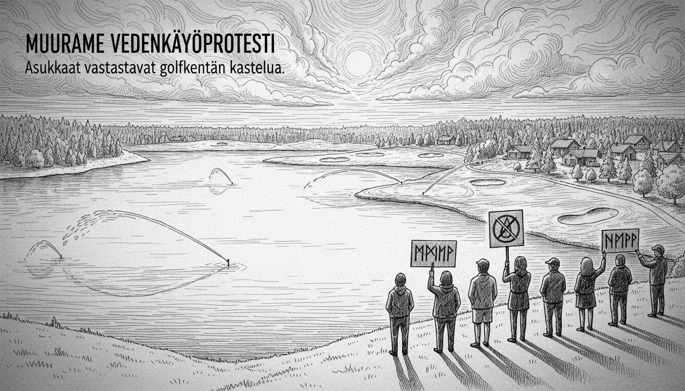 Muurame Residents Protest Lake Water Use for Golf Course Irrigation