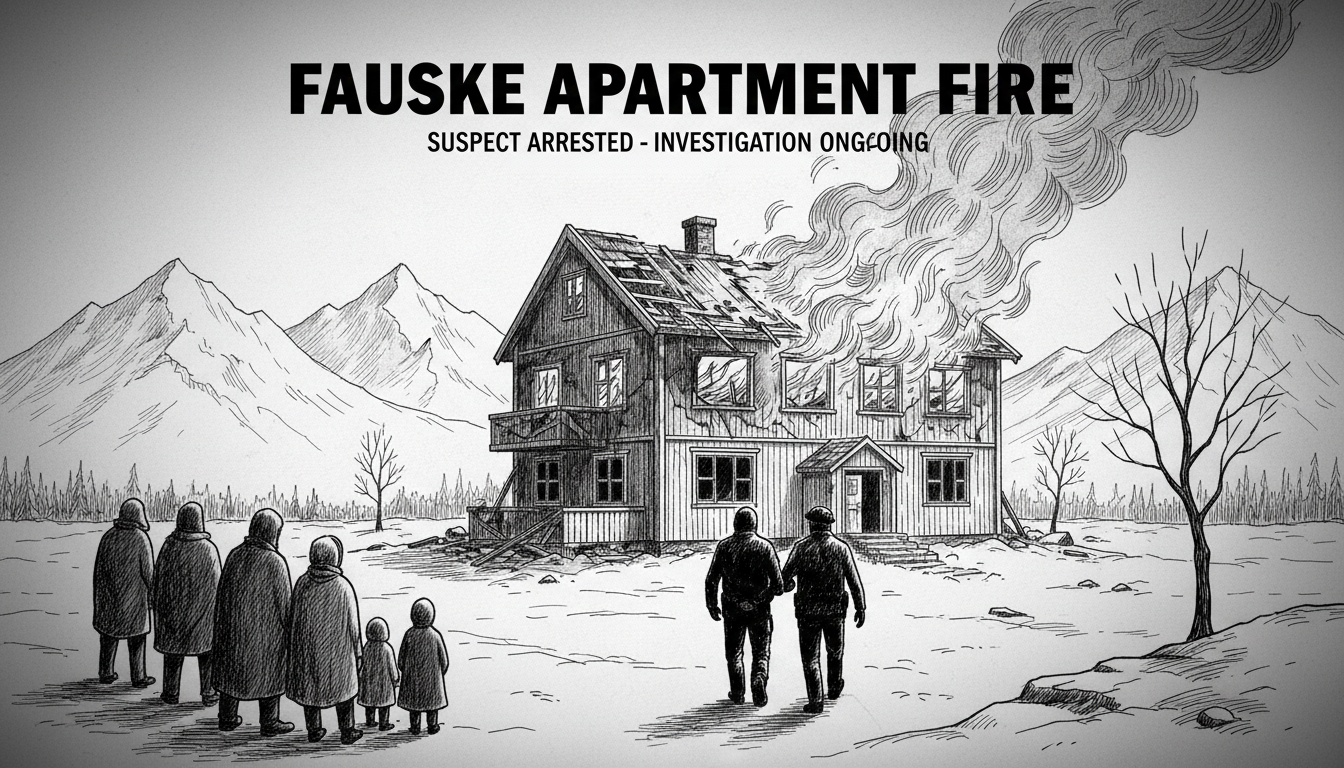 Police Arrest Suspect Following Fauske Apartment Fire