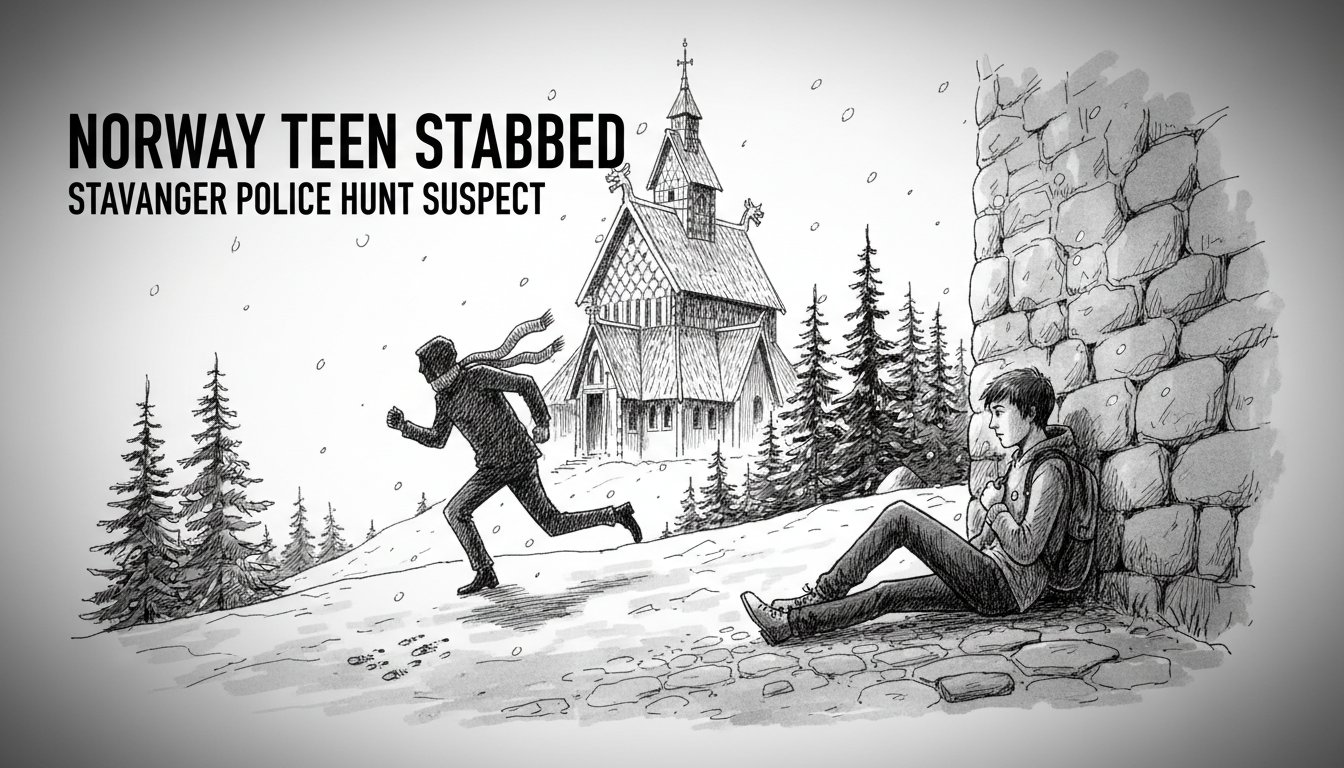 Norway Teen Stabbed: Stavanger Police Hunt Suspect