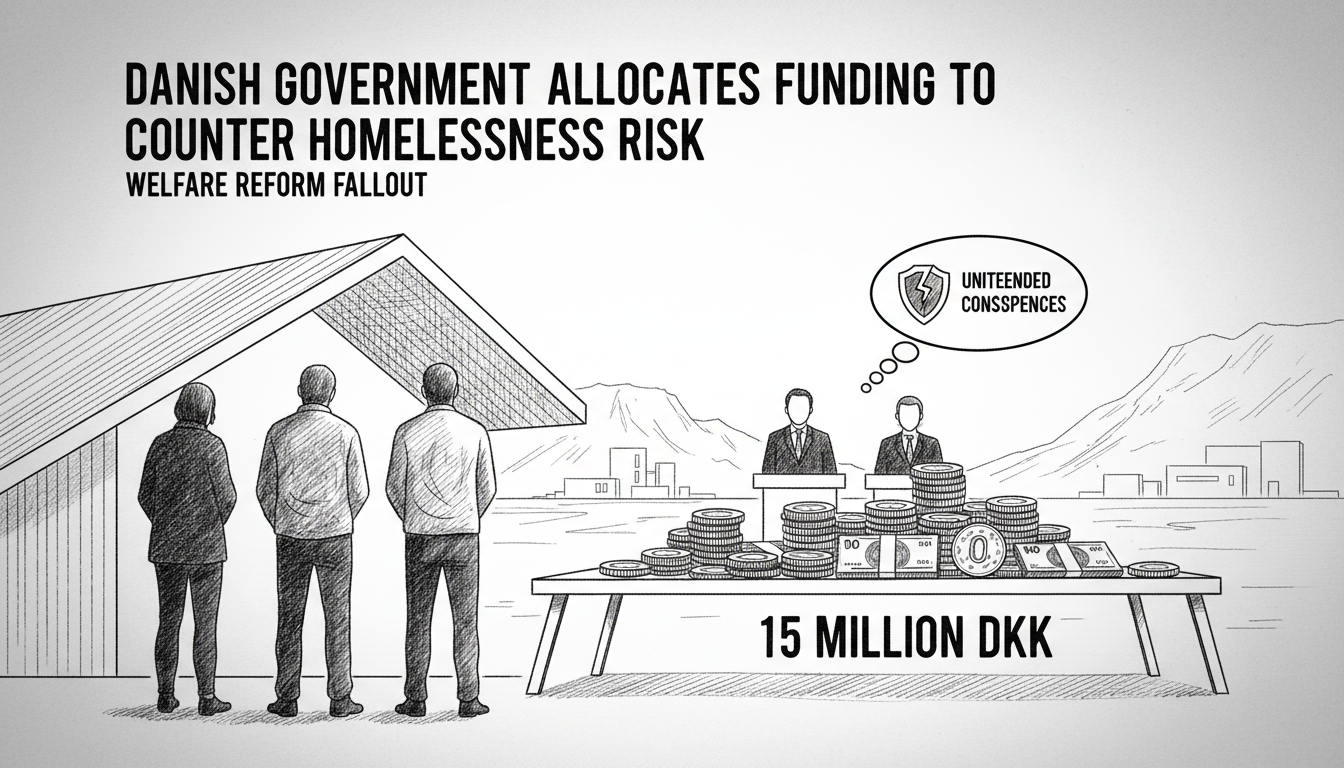 Danish Government Allocates 15 Million to Counter Homelessness Risk from Welfare Reform