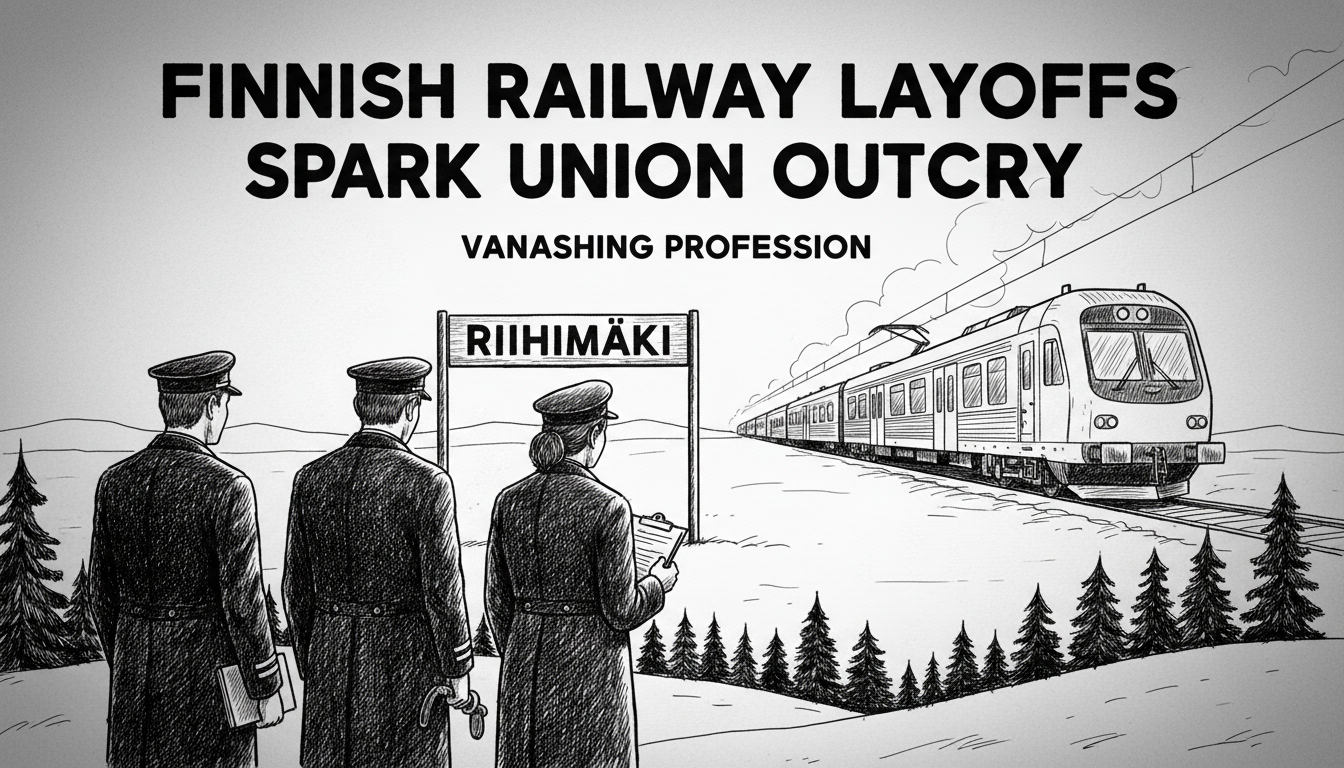 Finnish Railway Layoffs Spark Union Outcry Over Vanishing Profession