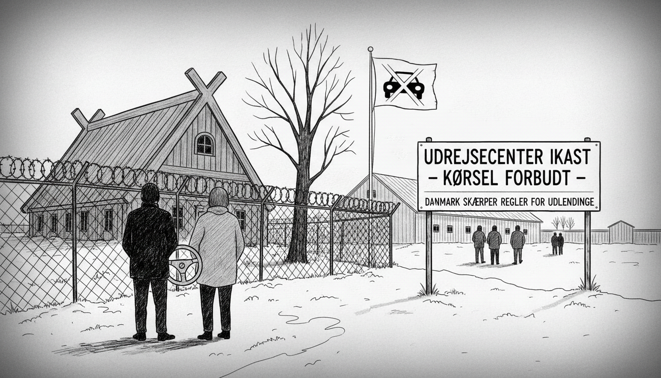 Denmark Bans Driving for Foreigners at Deportation Centers