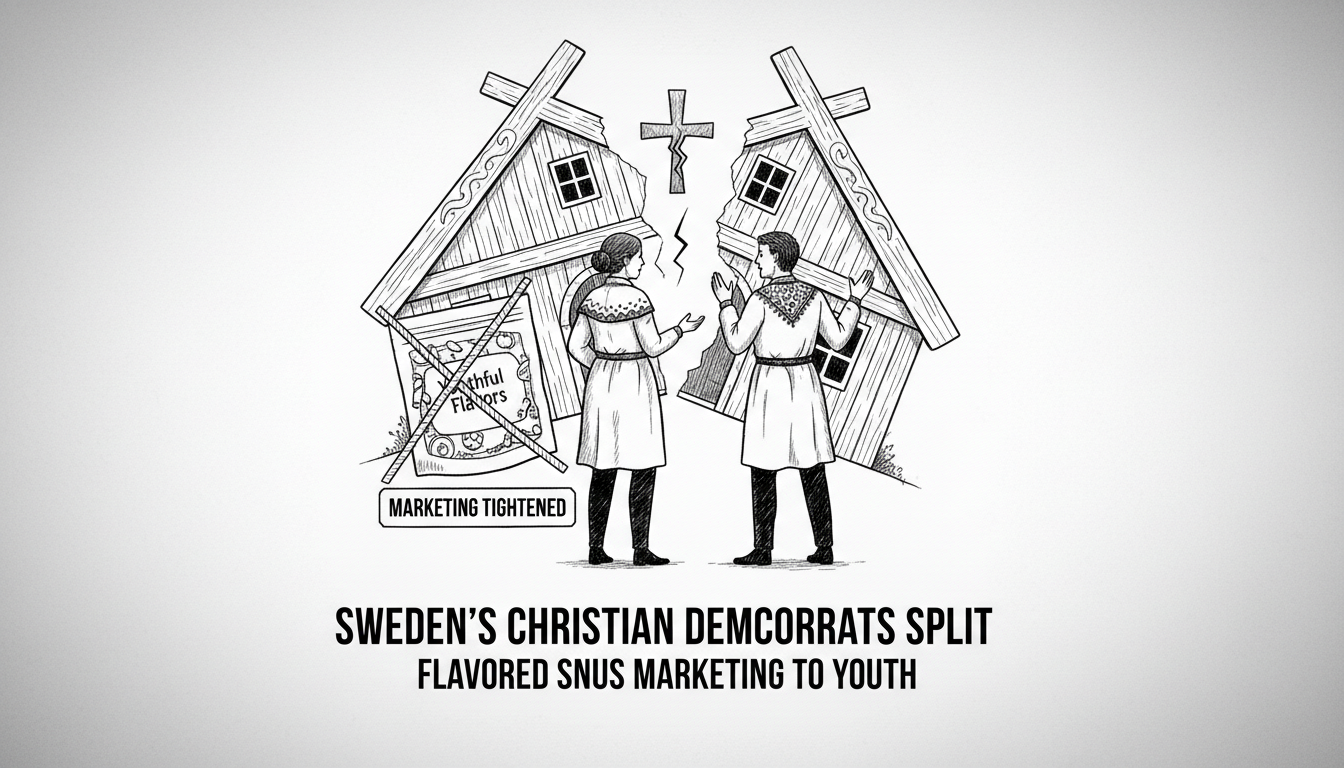 Sweden's Christian Democrats Split Over Flavored Snus Marketing to Youth