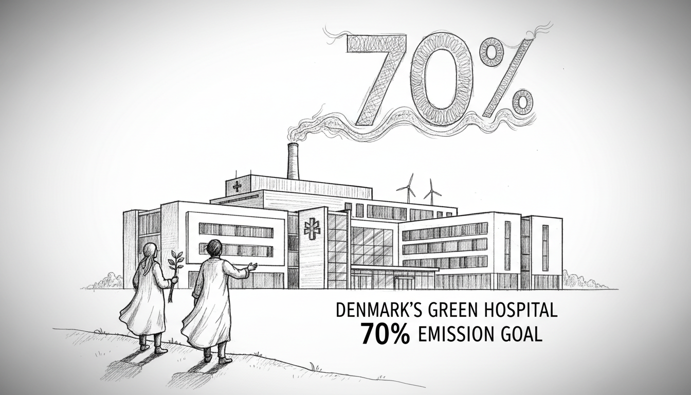 Denmark's Green Hospital: 70% Emission Goal