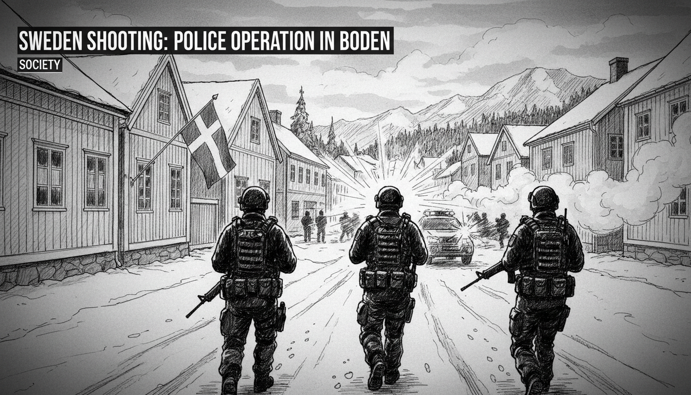 Sweden Shooting: Police Operation in Boden