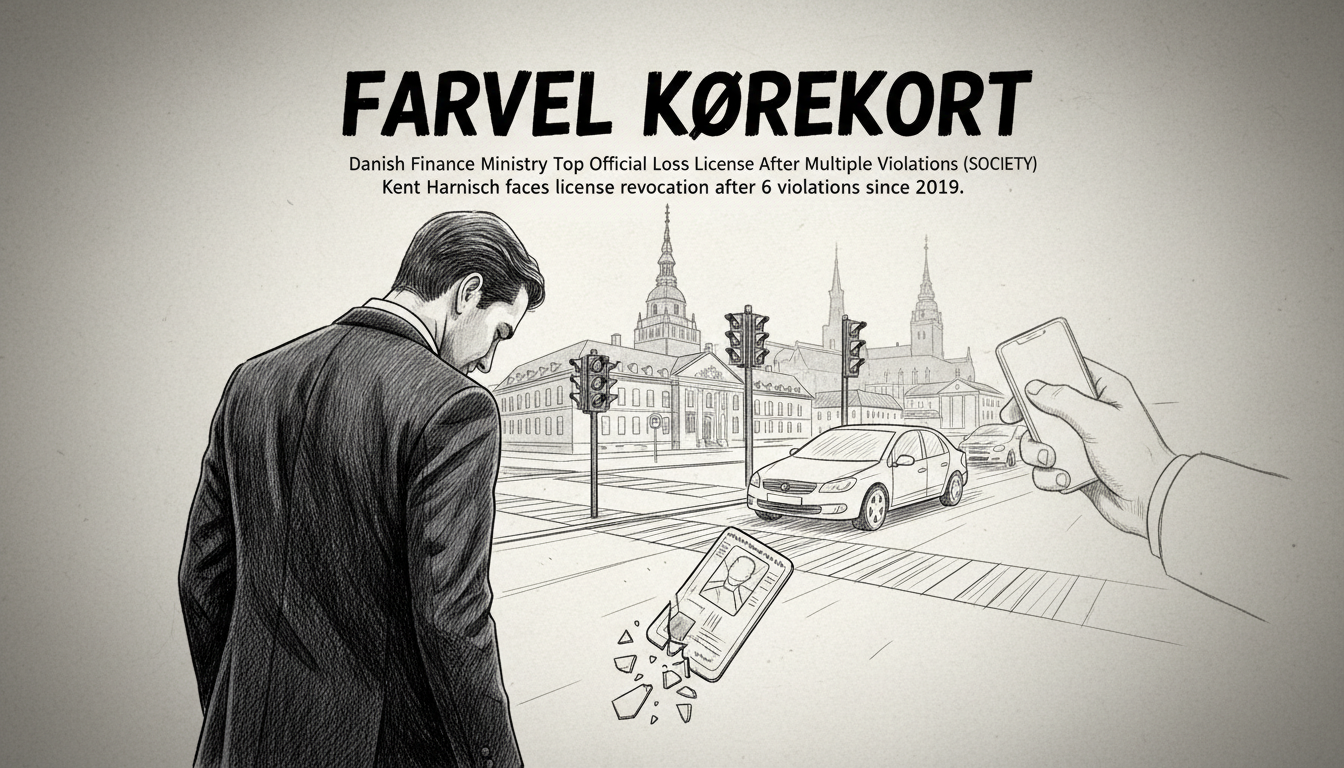 Danish Finance Ministry Top Official Loses Driving License After Multiple Traffic Violations