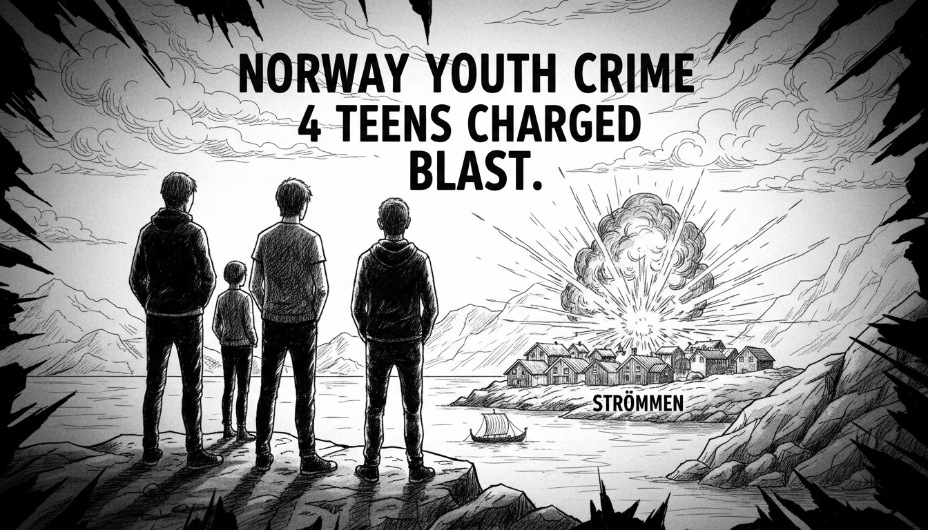 Norway Youth Crime: 4 Teens Charged in Strømmen Blast