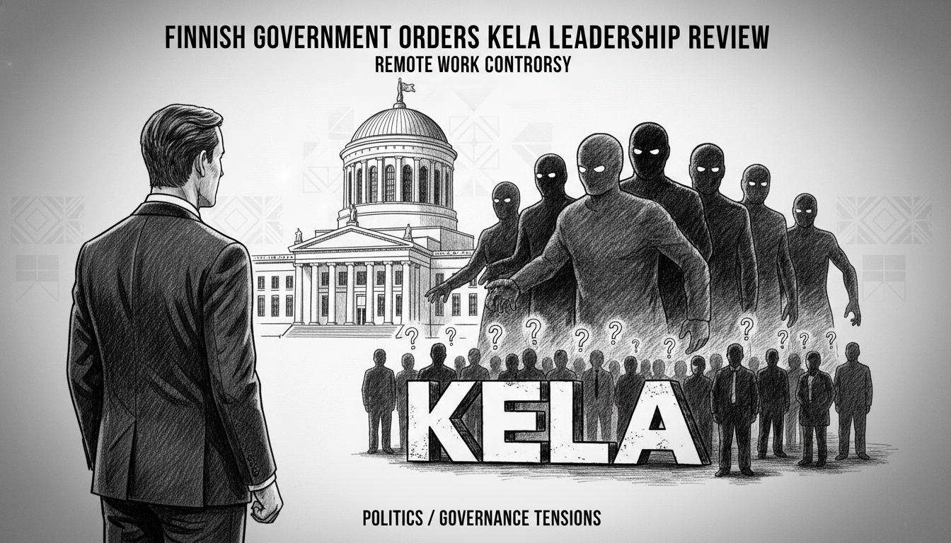 Finnish Government Orders Kela Leadership Review Amid Remote Work Controversy