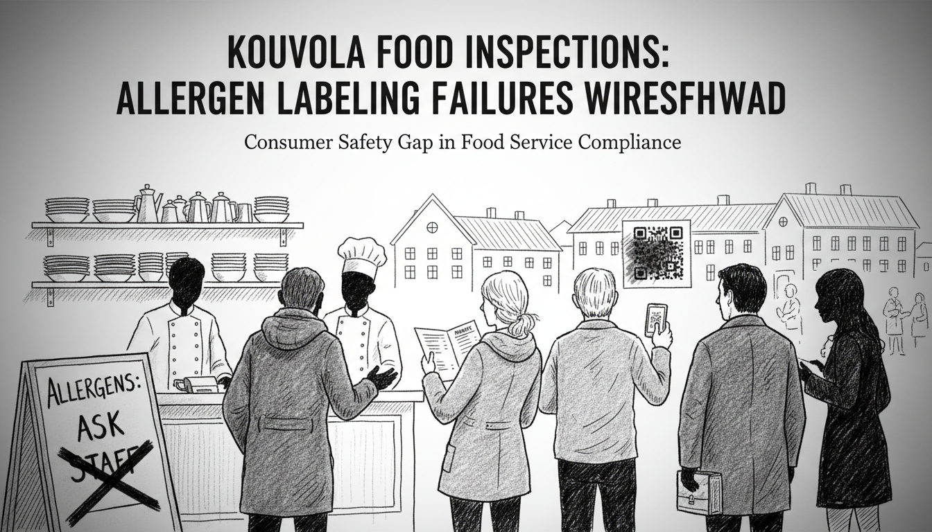Kouvola Food Inspections Find Widespread Allergen Labeling Failures