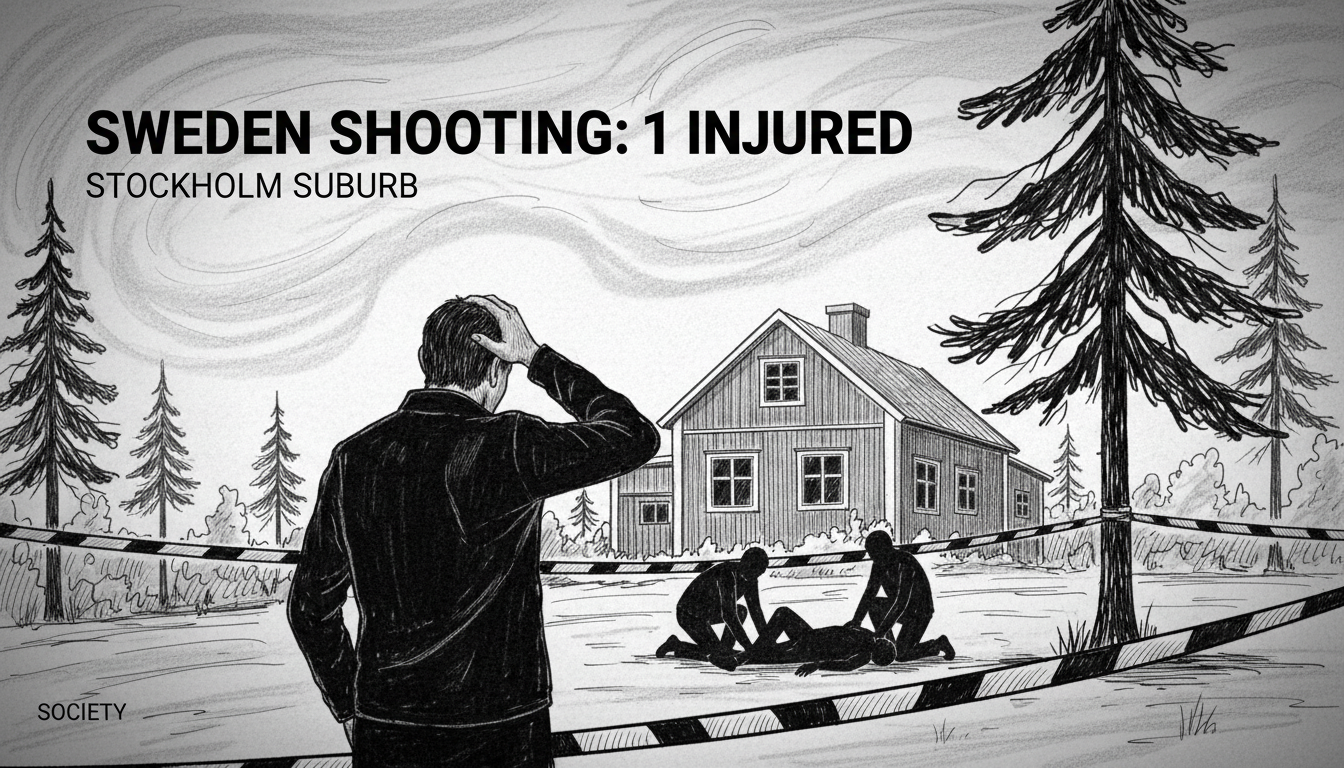 Sweden Shooting: 1 Injured in Stockholm Suburb