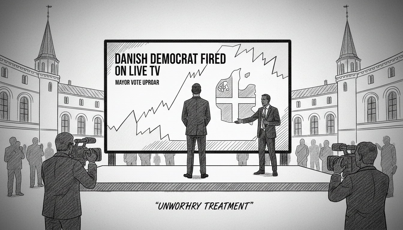Denmark Democrat Fired on Live TV Over Mayor Vote