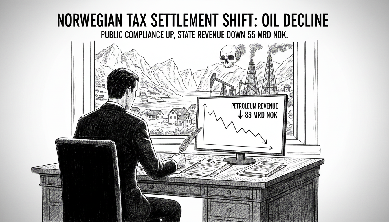 Norwegian Tax Settlement Shows Major Shift, Petroleum Revenue Declines