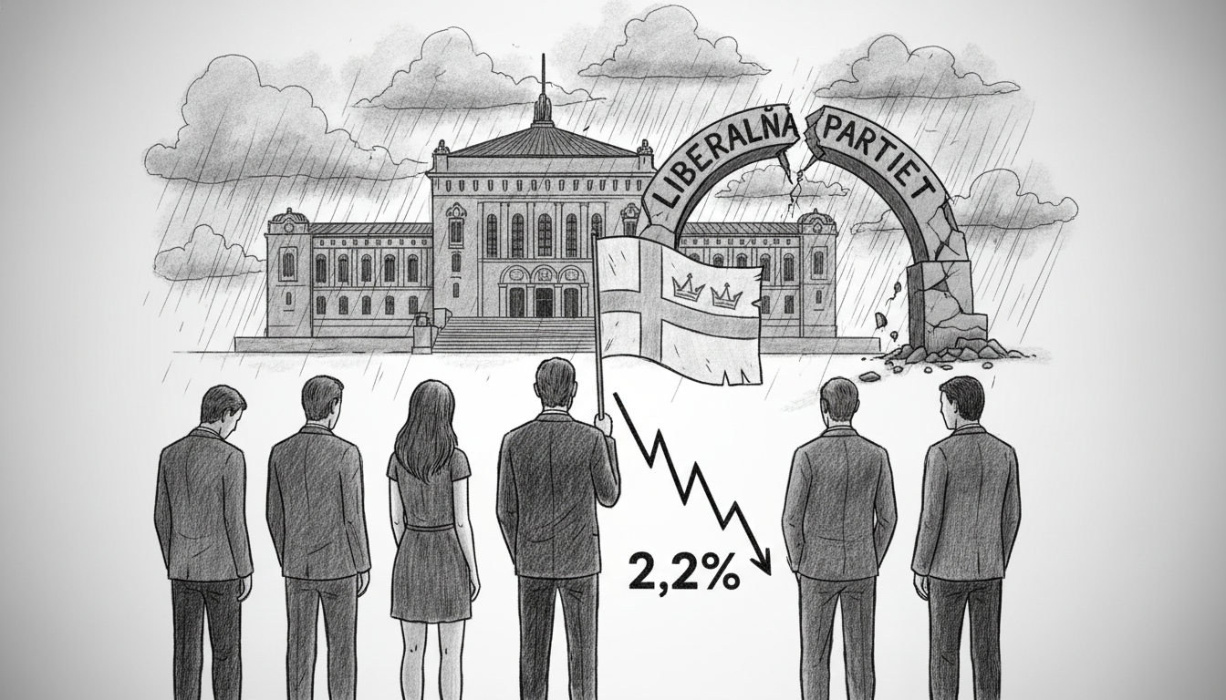 Sweden's Liberal Party Hits Record Low in Political Poll