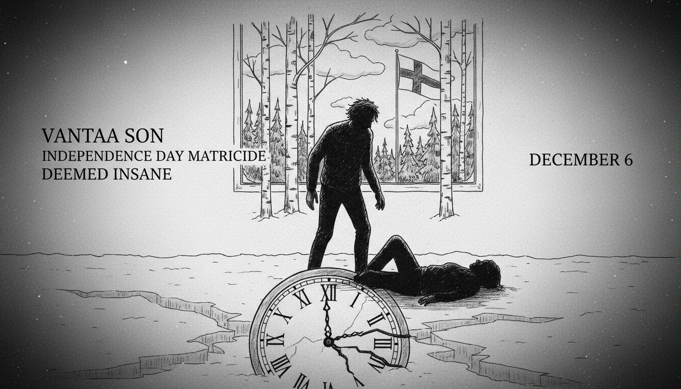 Vantaa Son Sentenced for Independence Day Matricide, Deemed Insane