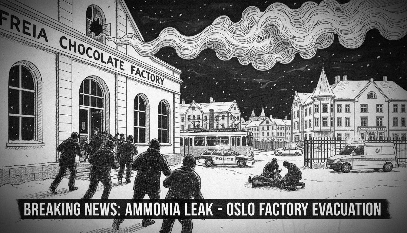 Ammonia Leak at Oslo Chocolate Factory Forces Christmas Party Evacuation