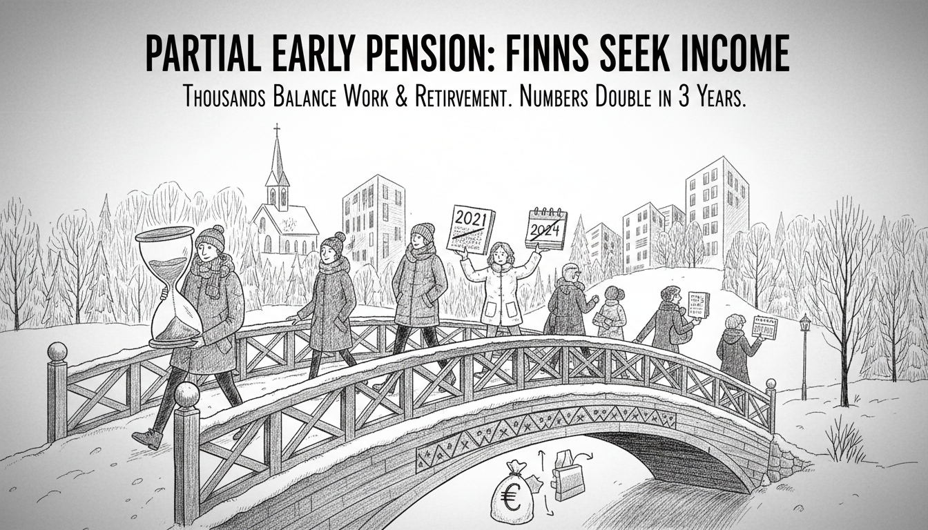 Partial Early Pension Draws Thousands of Finns Seeking Extra Income
