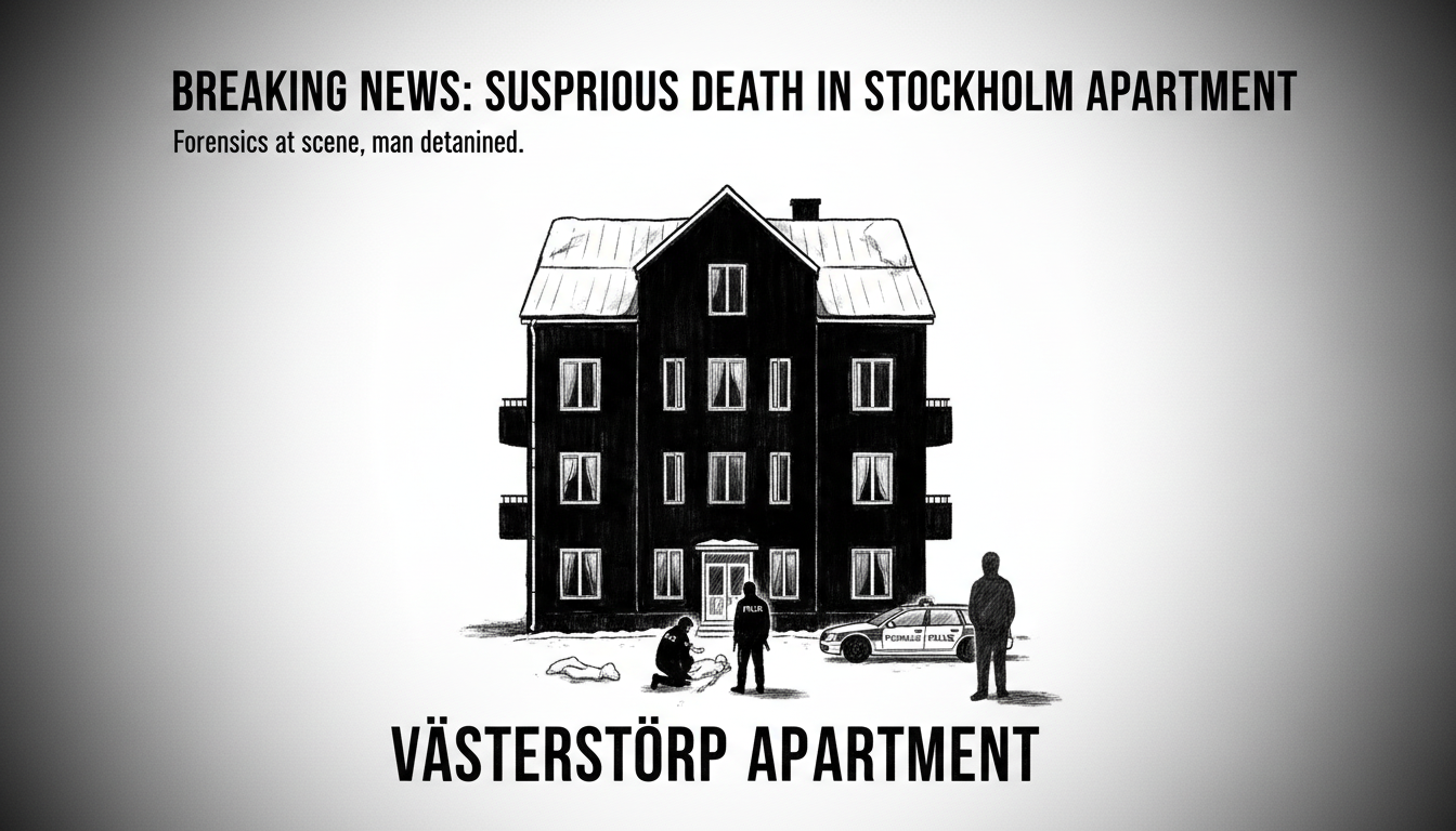 Police Investigate Suspicious Death in Stockholm Apartment