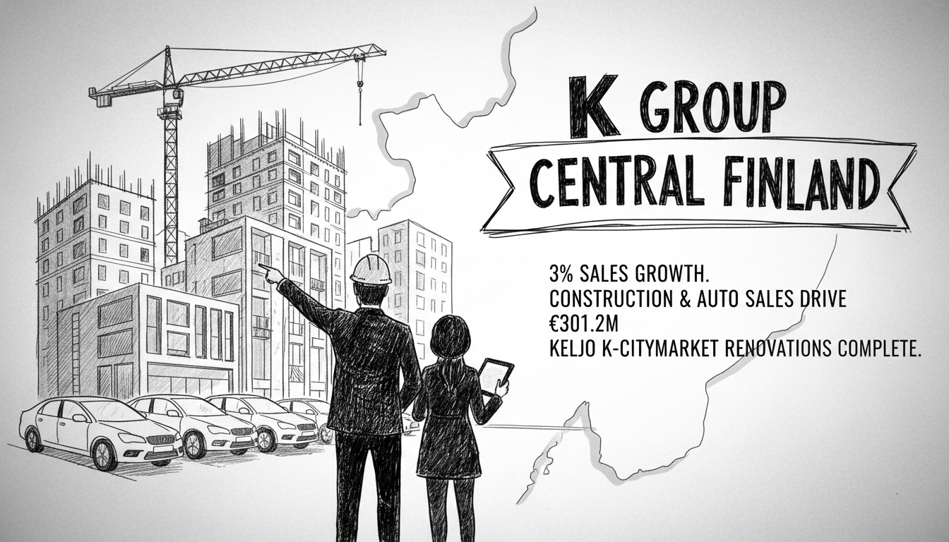 Construction and Auto Sales Drive Growth for K Group in Central Finland