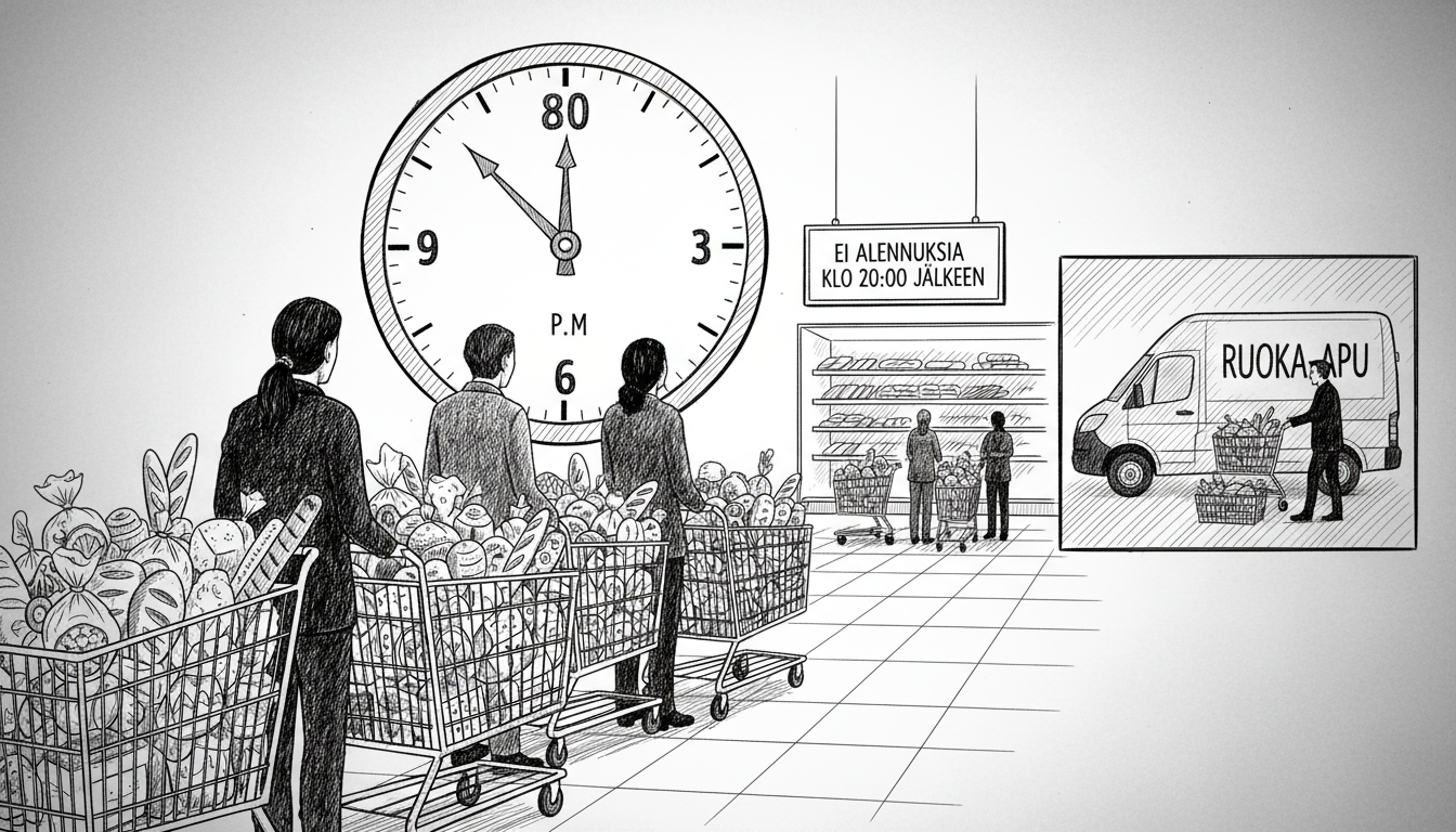 Salo supermarket ends evening bakery discounts after customers hoard products