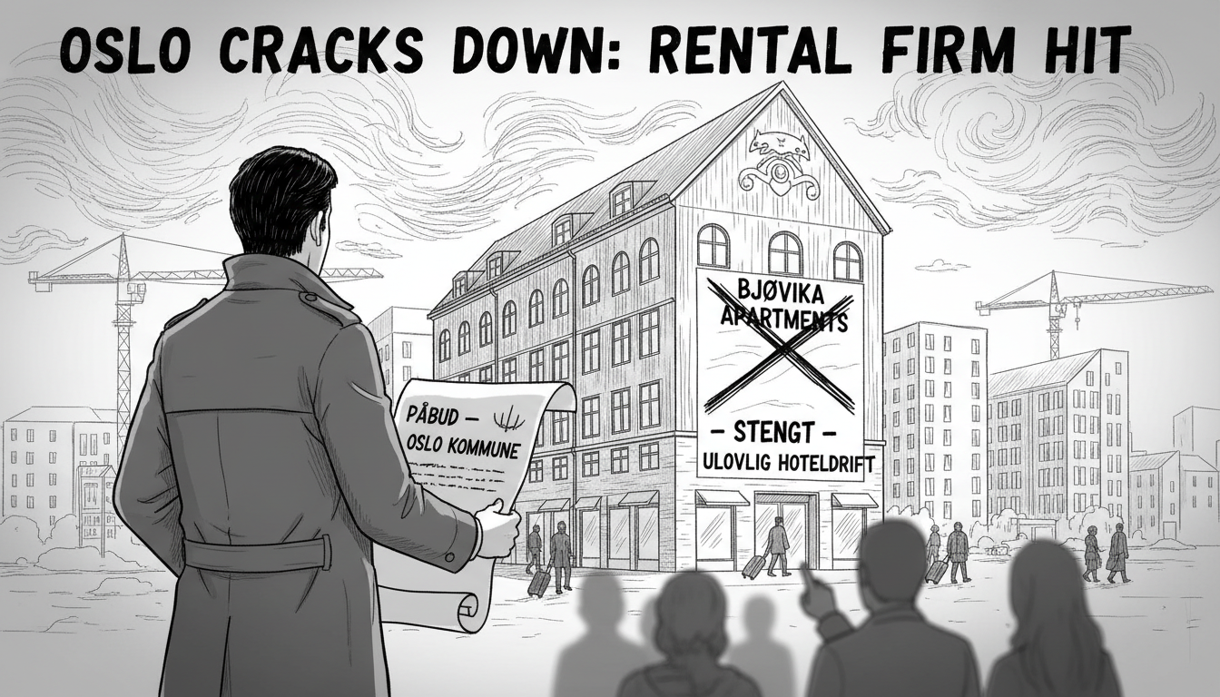 Oslo Cracks Down on Rental Firm for Illegal Hotel Operations
