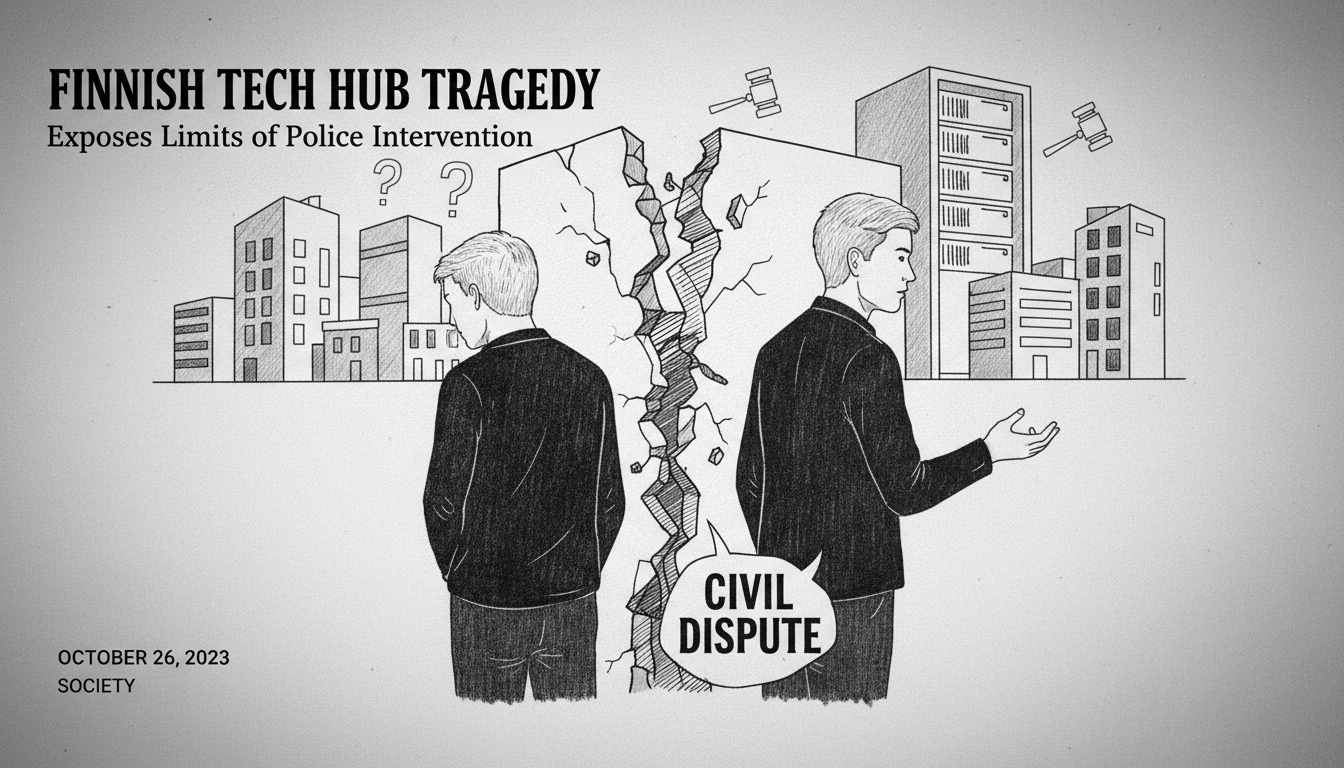 Finnish Tech Hub Tragedy Exposes Limits of Police Intervention in Civil Disputes