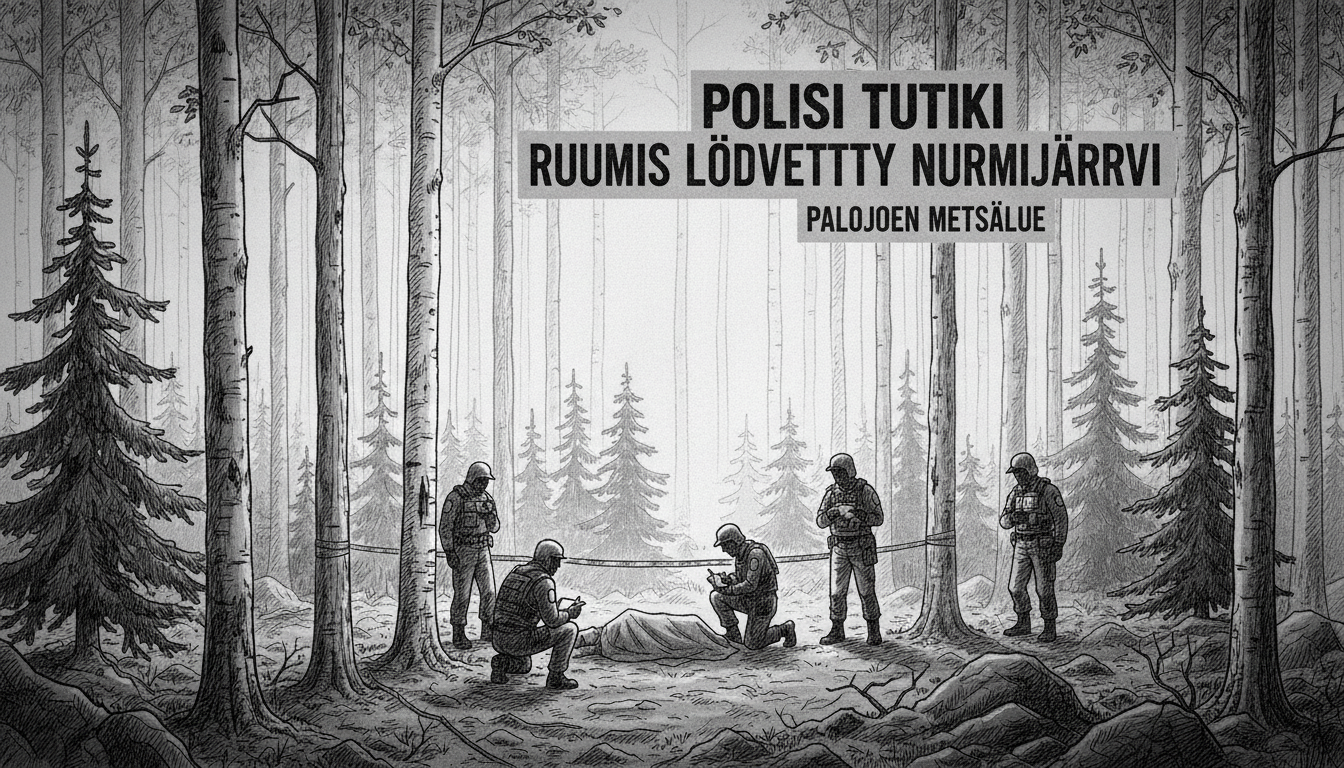 Police Investigate Body Found in Nurmijärvi Forest Area