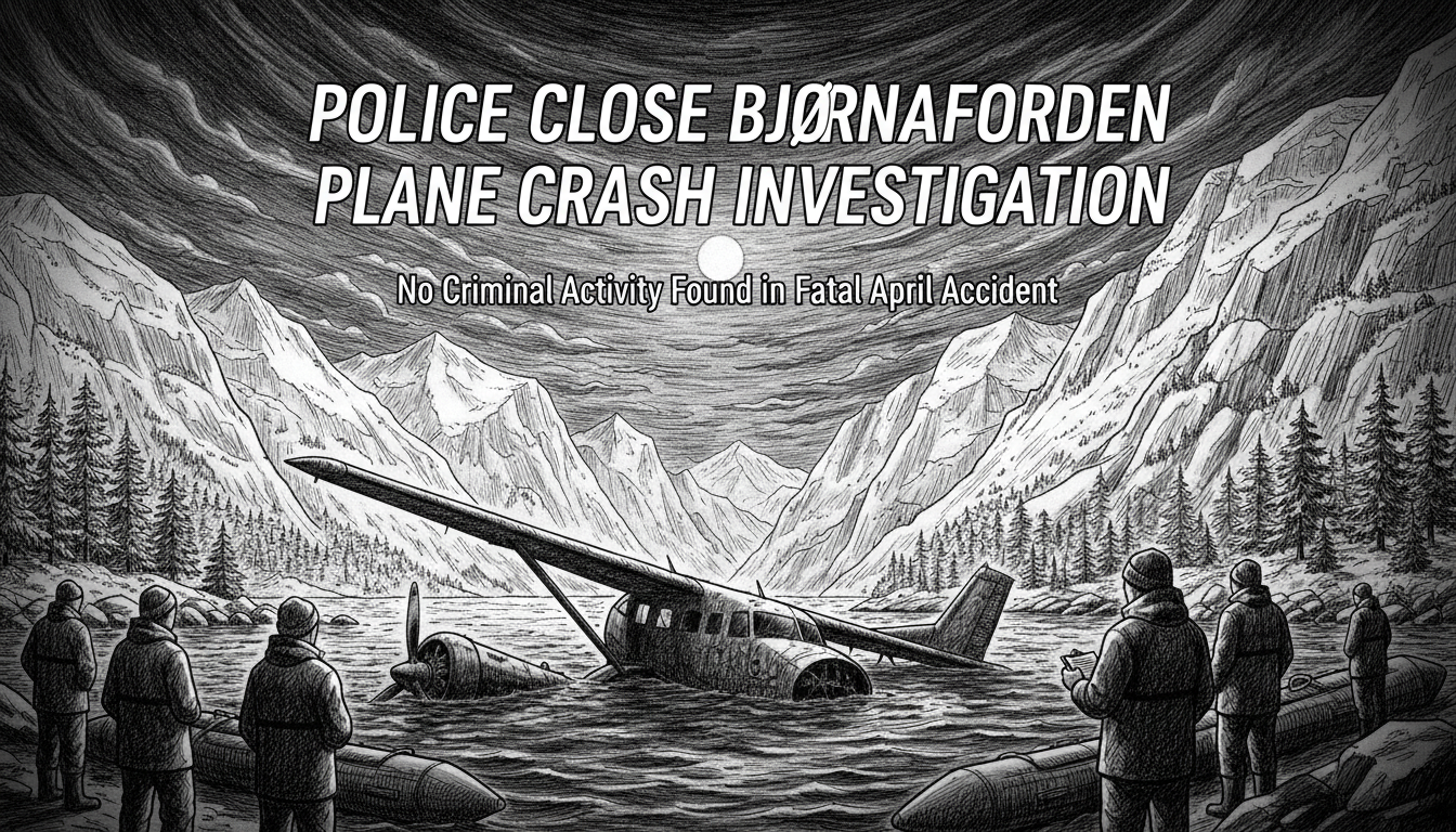 Police Close Investigation After Small Plane Crash in Bjørnafjorden