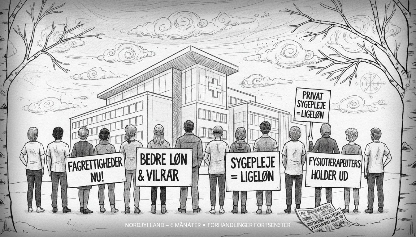 Historic Physiotherapist Strike Continues in Northern Denmark