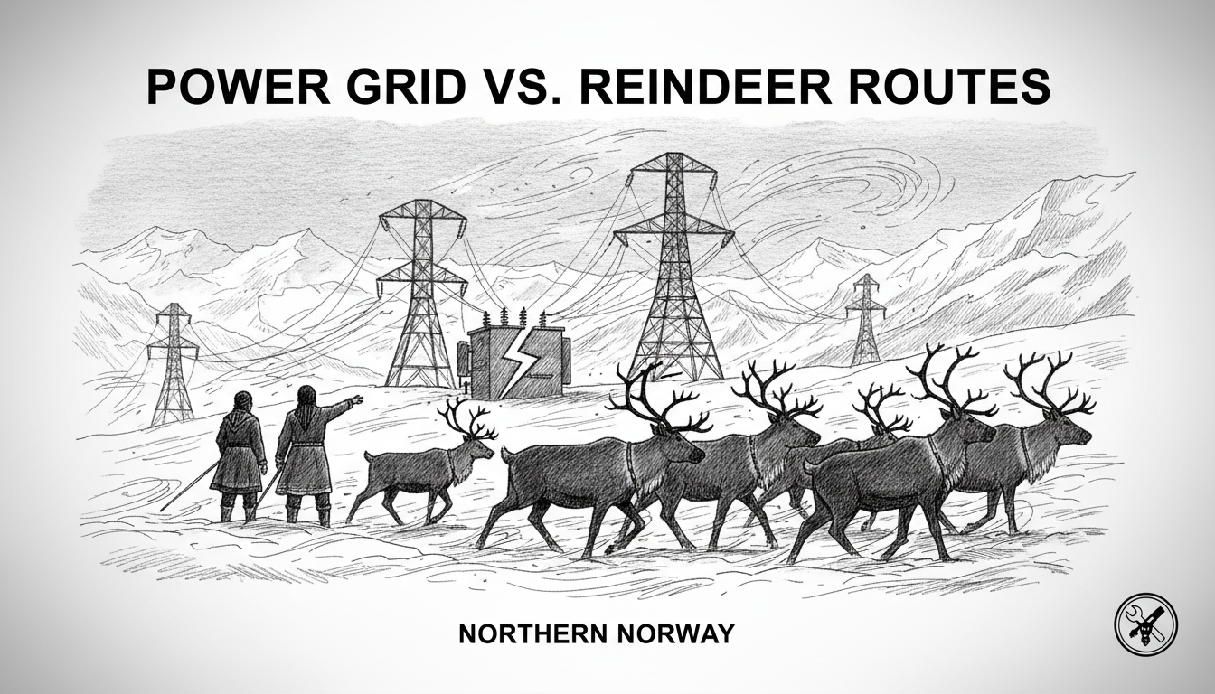 Power Grid Expansion Faces Reindeer Herding Opposition in Northern Norway