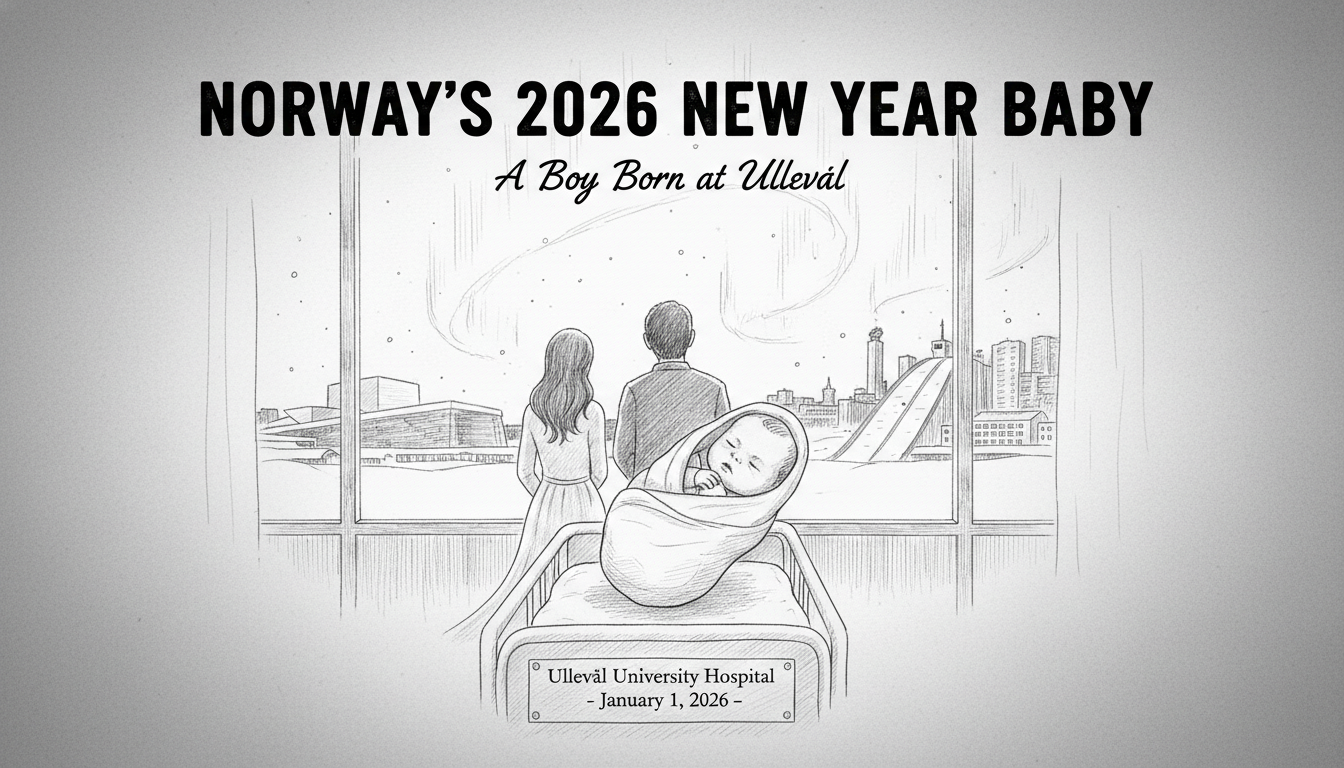 Norway's 2026 New Year Baby: A Boy Born at Ullevål
