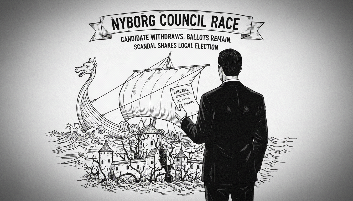 Liberal Party Candidate Withdraws in Nyborg Council Race