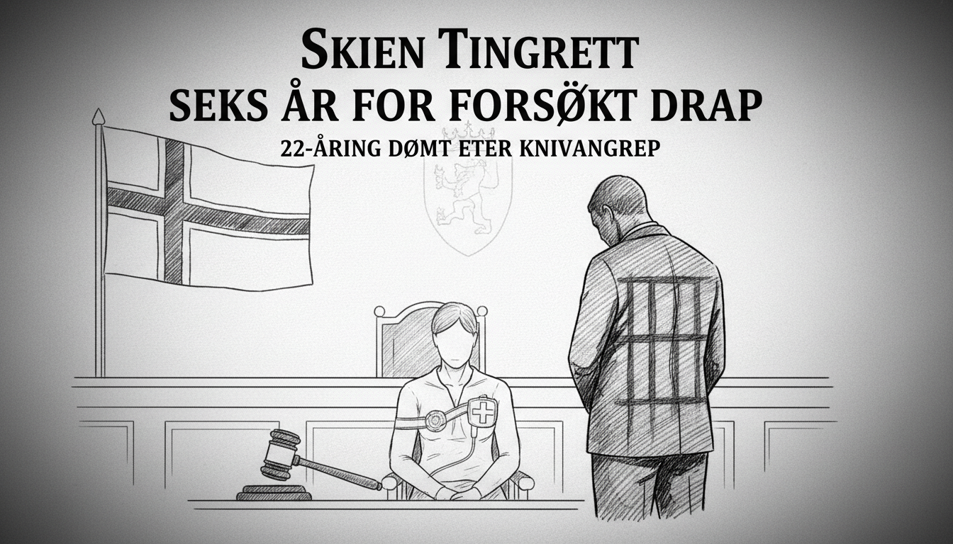 Six-Year Prison Sentence for Attempted Murder in Skien