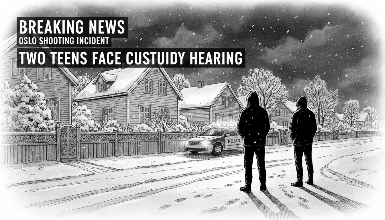 Two Teens Face Custody Hearing After Oslo Shooting Incident